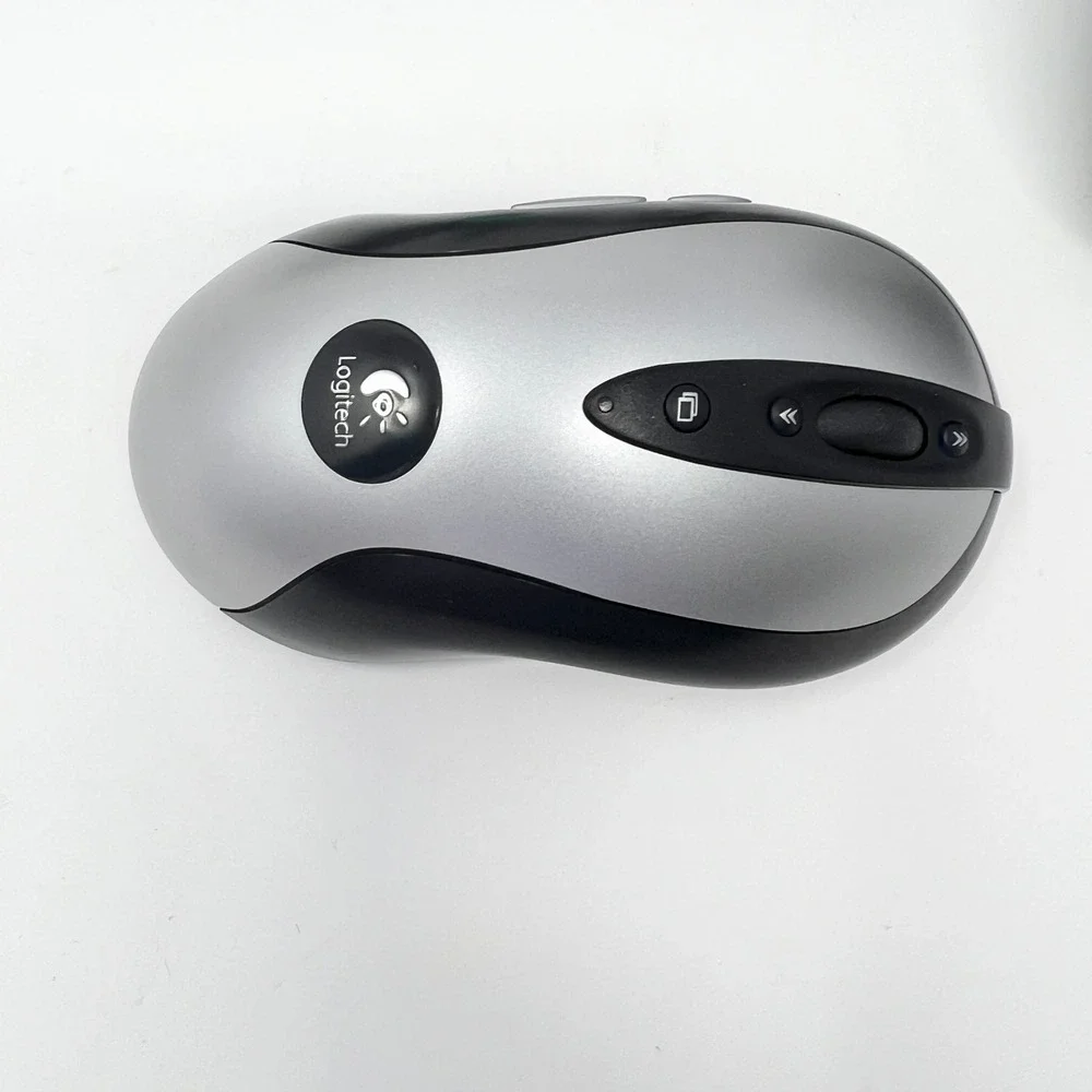 Logitech MX700 Wireless Optical Gaming Mouse M/N M-RY81 Charging Base + Adapter